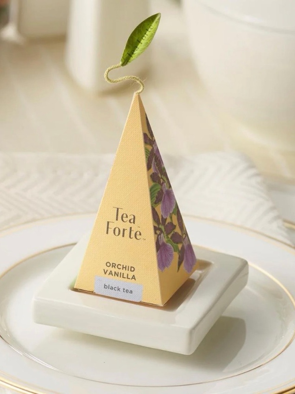 Tea Forté Porcelain Tea Trays, New in Packaging